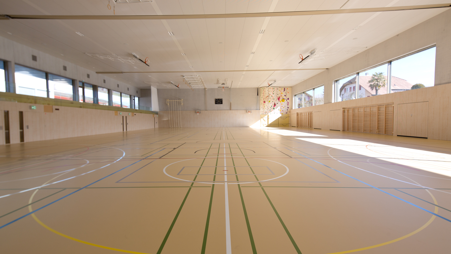 瑞士 La Sablliane 学校丨横向建筑师-17