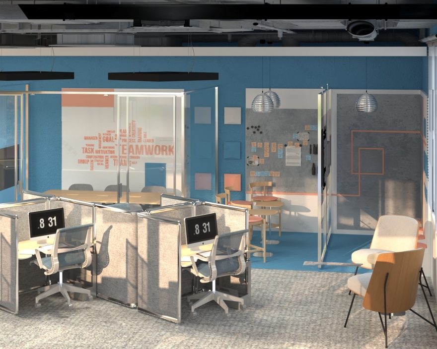 总部 – 联合办公空间设计-20