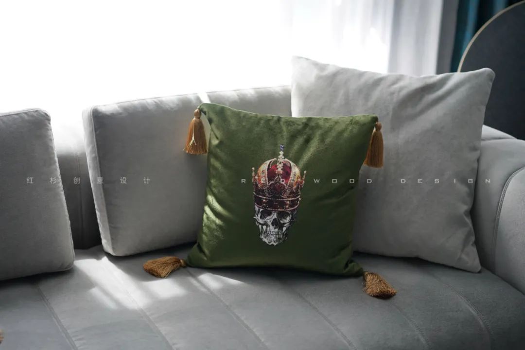 红杉创意设计 | 西安 360㎡现代家居，巧妙融合多种文化元素-36