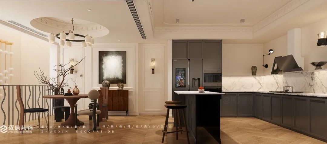 康桥融府法式优雅设计丨中国重庆丨琢信装饰-16