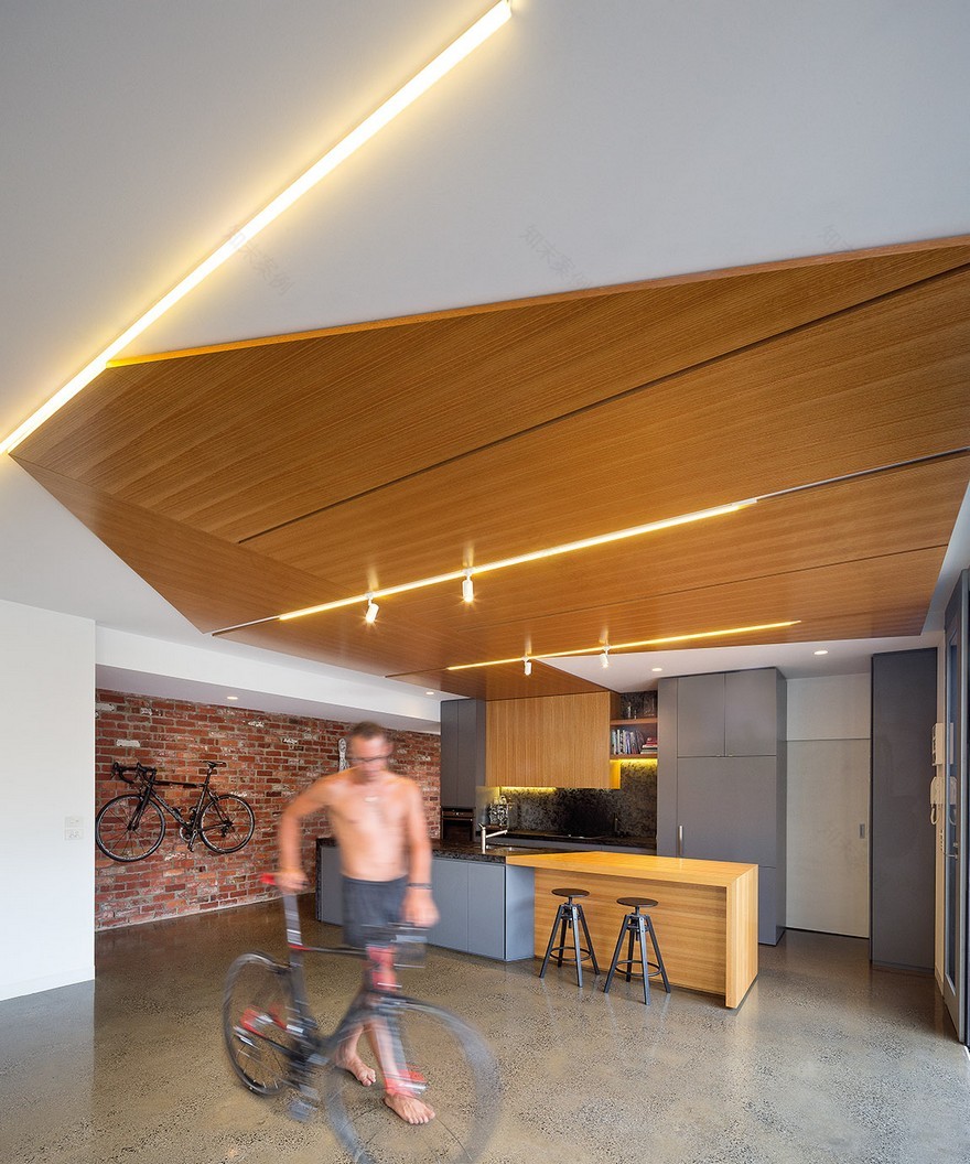 Angular Melbourne House Designed to Support an Active Lifestyle-19