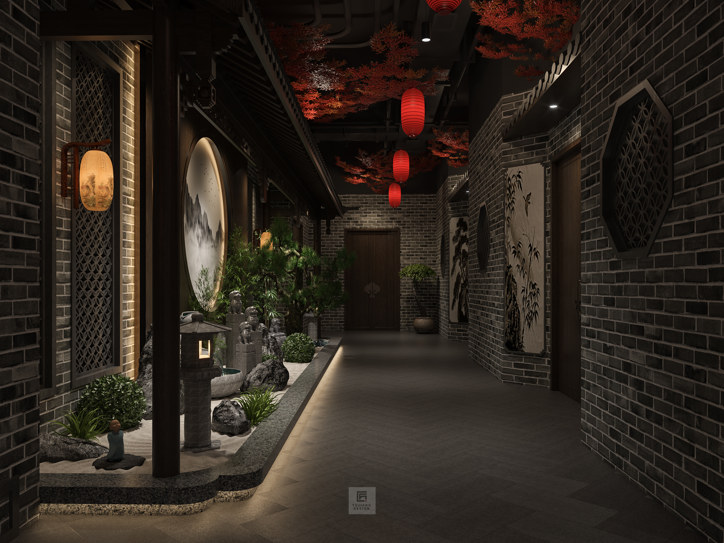 古风古韵的餐厅设计 ，爱上这股人文气息！-5