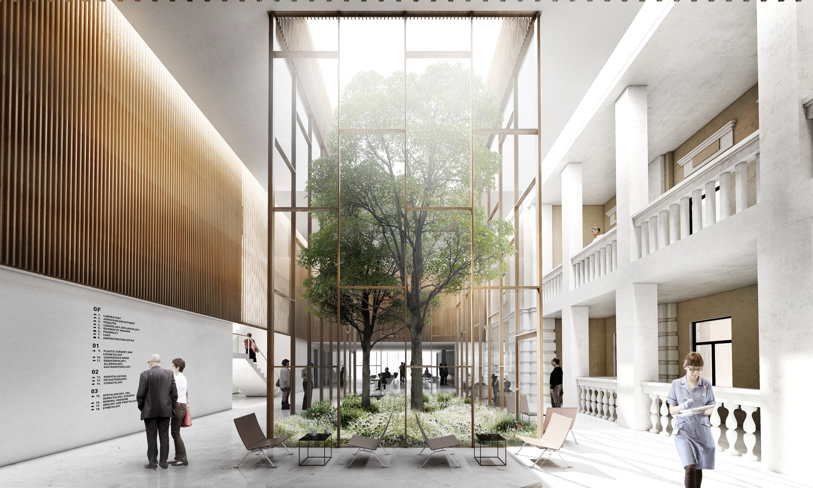 Competition Entry WE architecture and CREO ARKITEKTER AS Proposal for New Medical Center Moscow-2