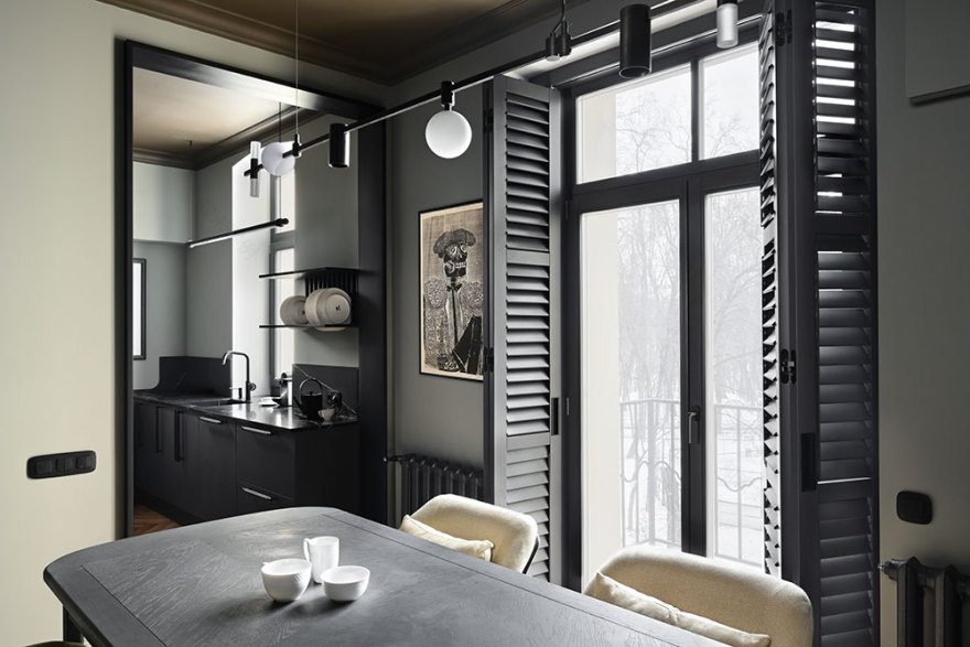 乌尔加·鲁萨科娃设计的基辅时尚单身公寓-6