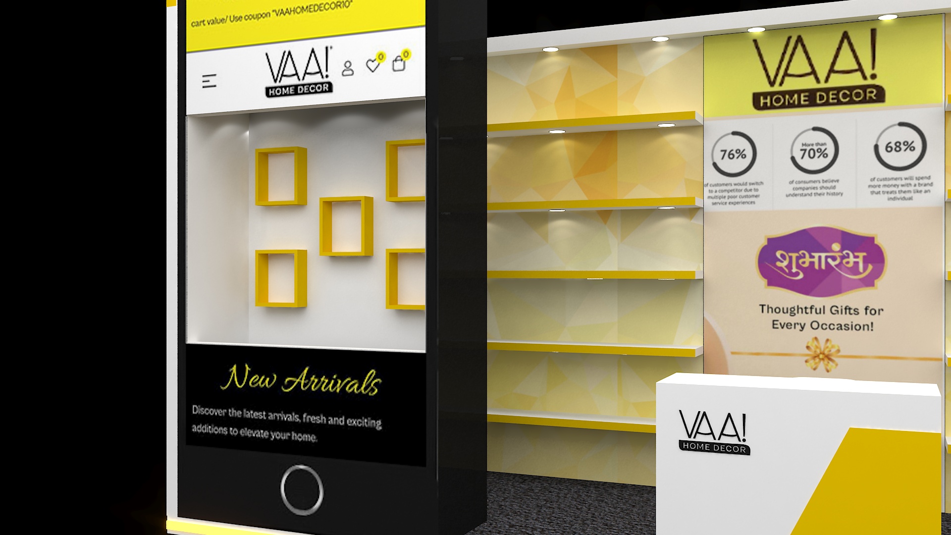 small one side exhibtion stall-2