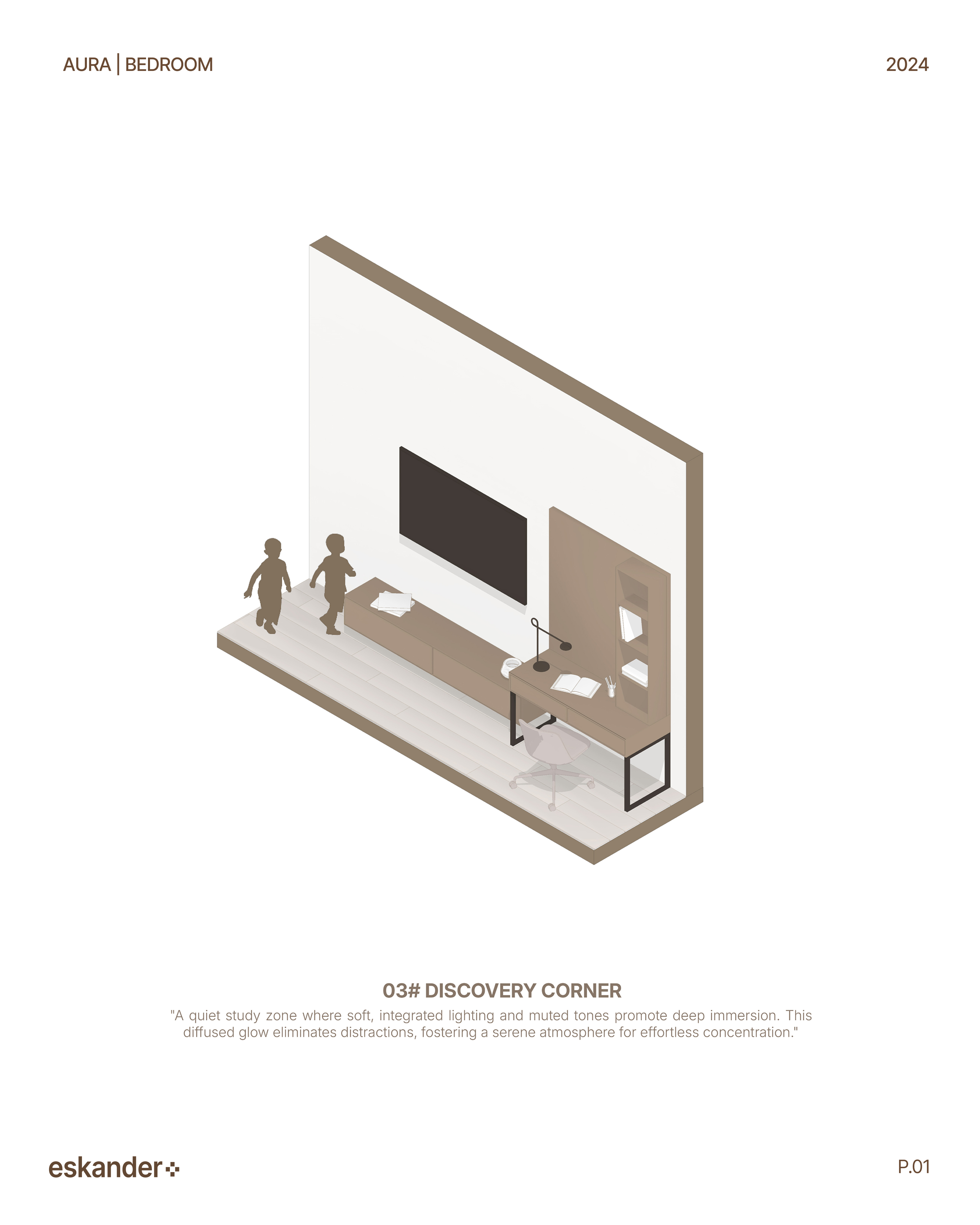 奥若拉·男孩卧室丨阿联酋丨Eskander Plus Studio-13