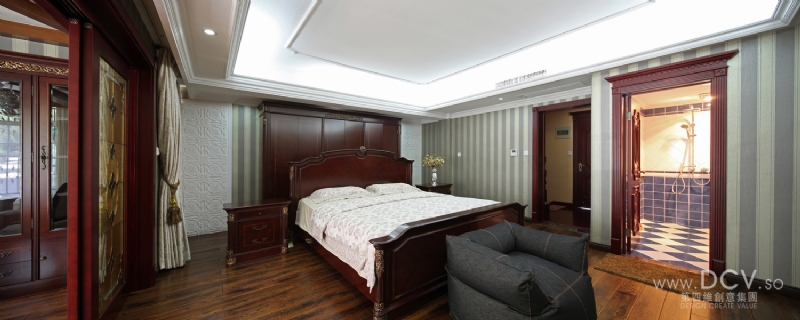 西安 秦岭山水香樟苑别墅欧式时尚样板间设计案例-5