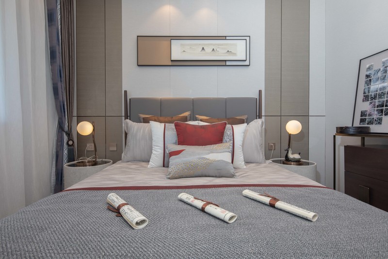 融侨郑州中晟悦城东苑样板间 | 现代东方意境的完美呈现-42