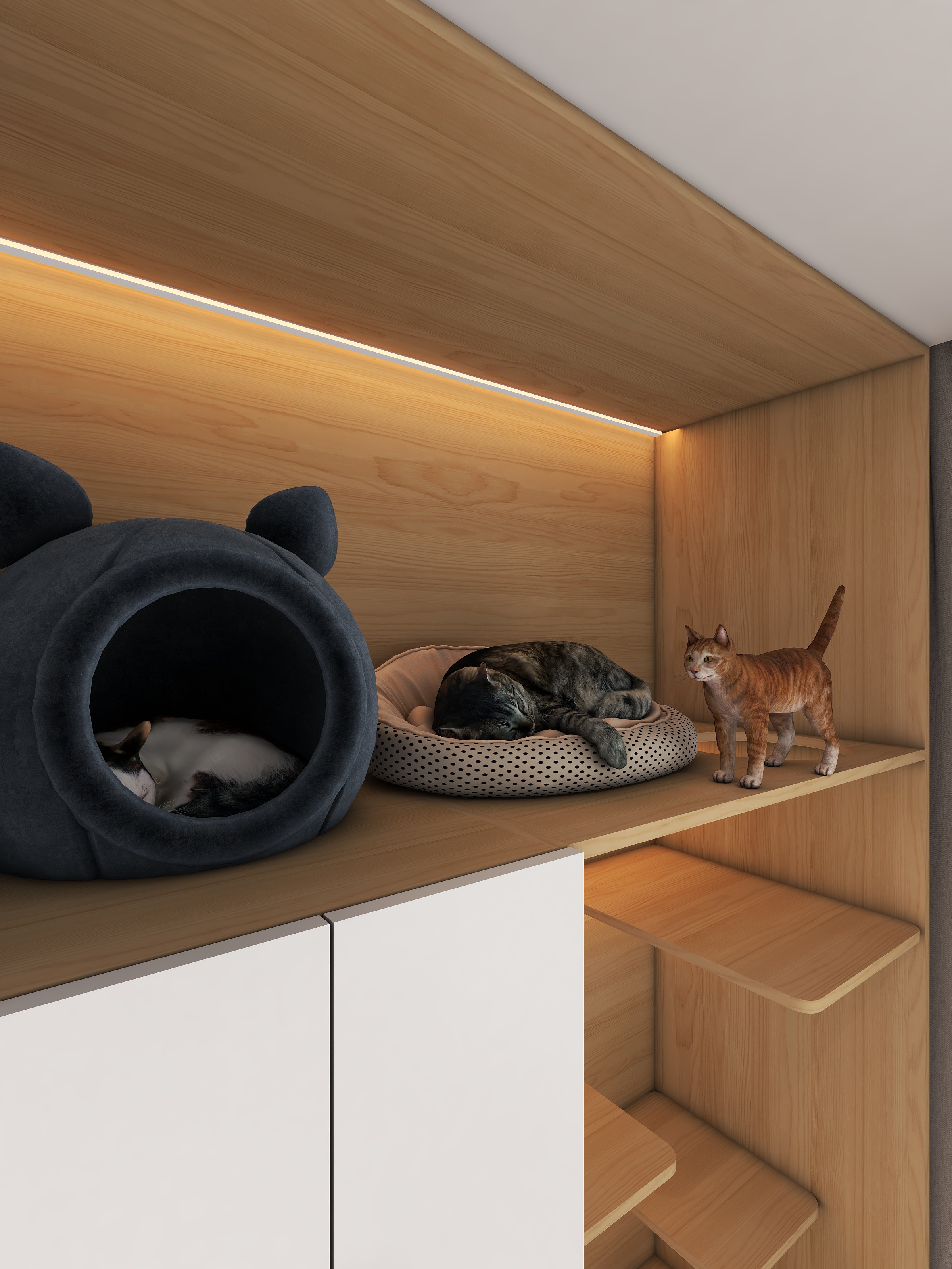 四川成都听湖九园（142平现代简约四居室）-42