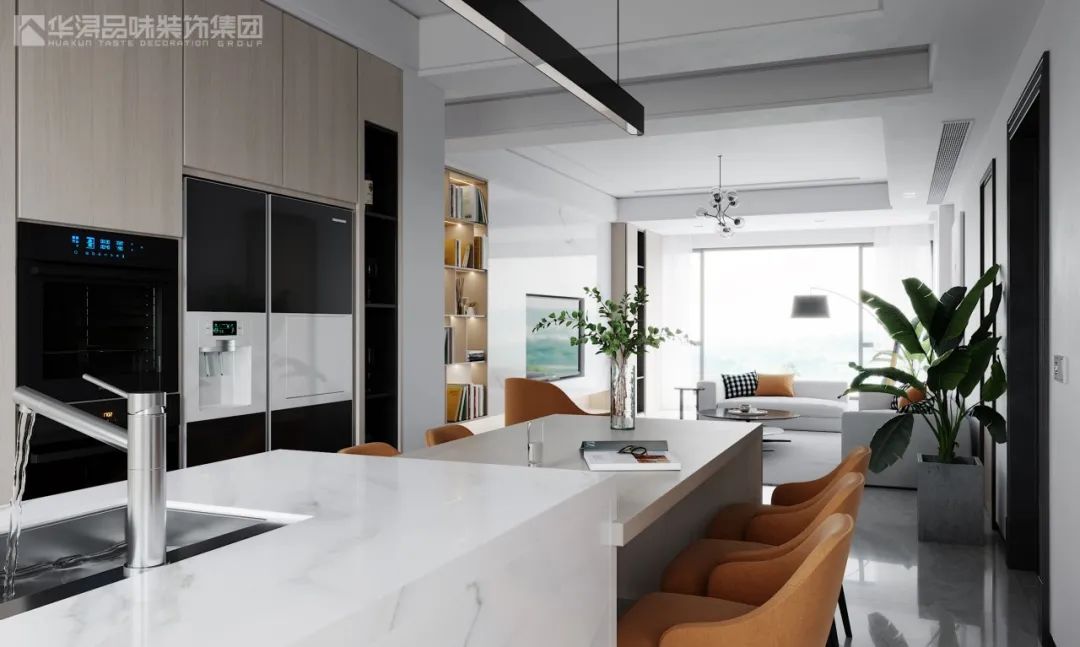 240m²现代风复式,四口之家的空间共性探索-22