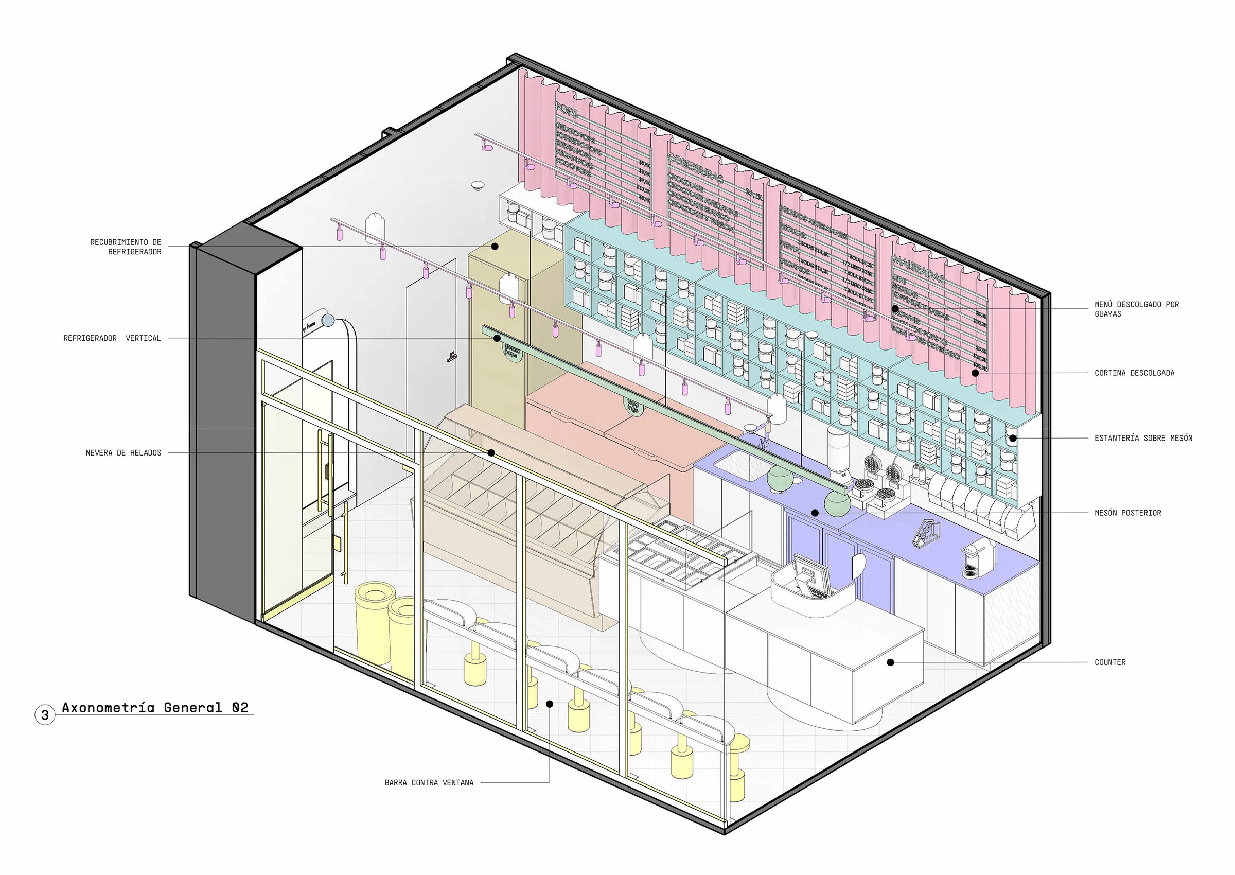 CIOCOLATTO Plaza del Parque 冰淇淋店丨哥伦比亚丨Estudio Chávarro-39