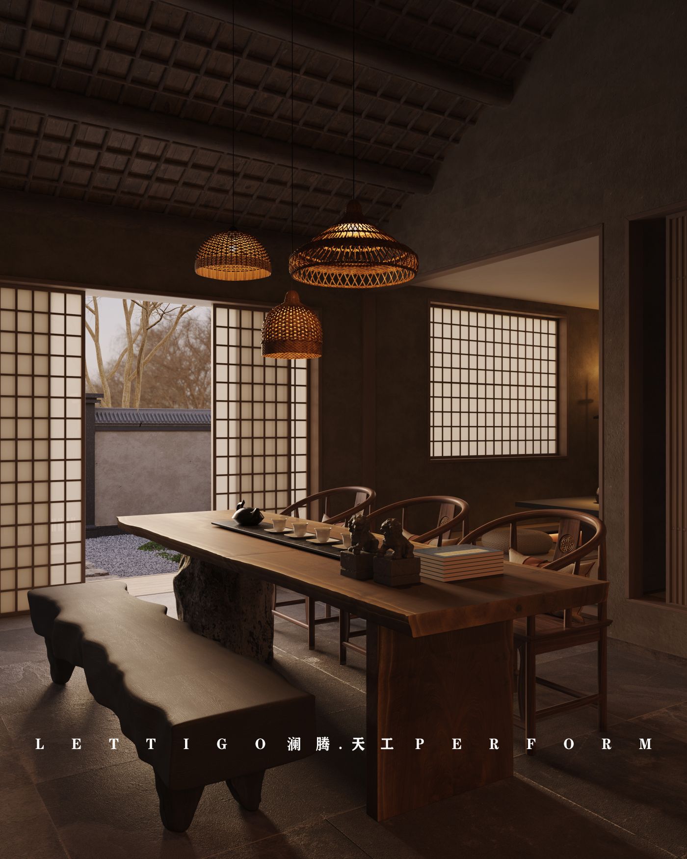 茶会所，归去来兮，茶半香初-1