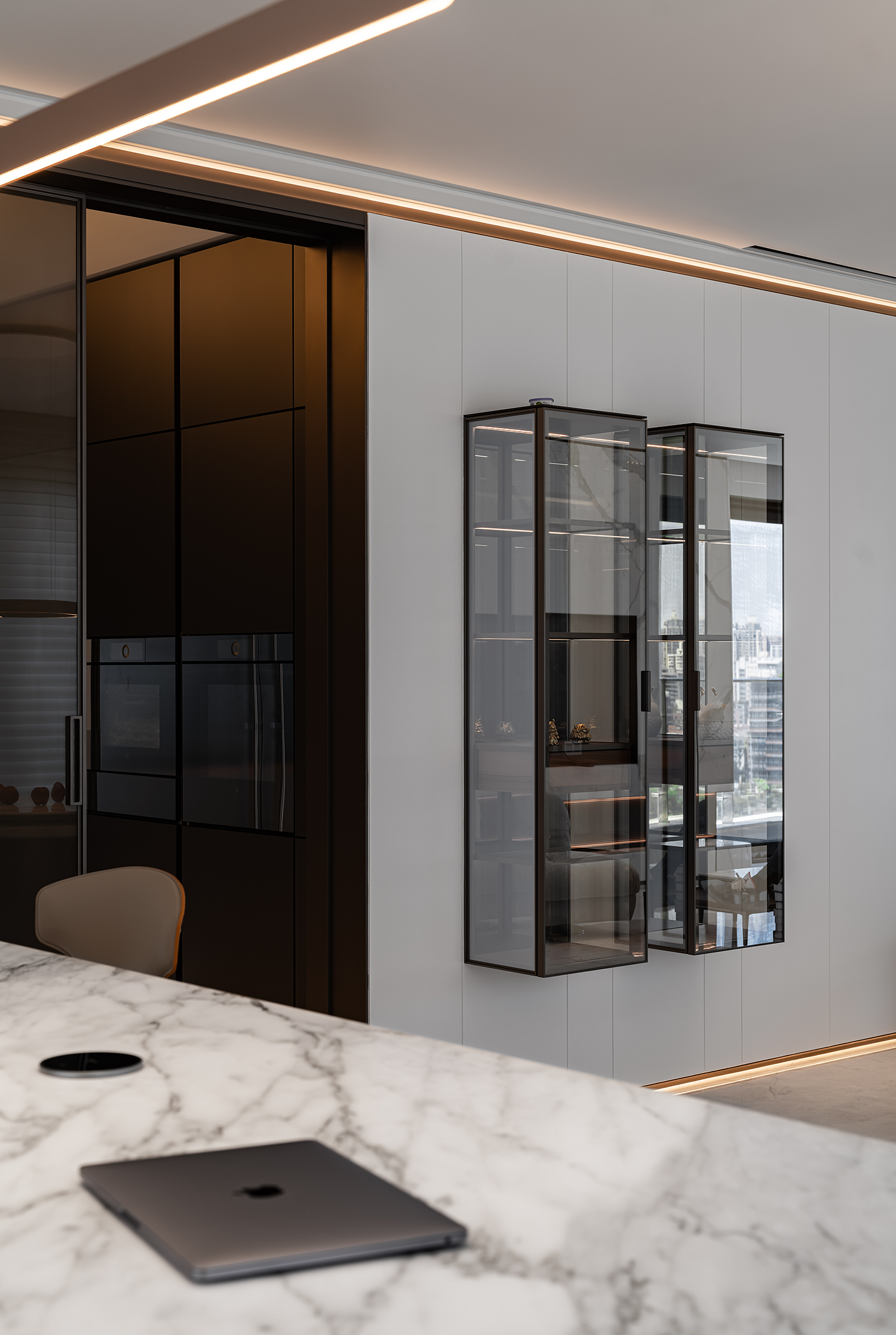 魔都陆家嘴 420㎡艺术大平层私人住宅丨中国上海丨循光空间-46