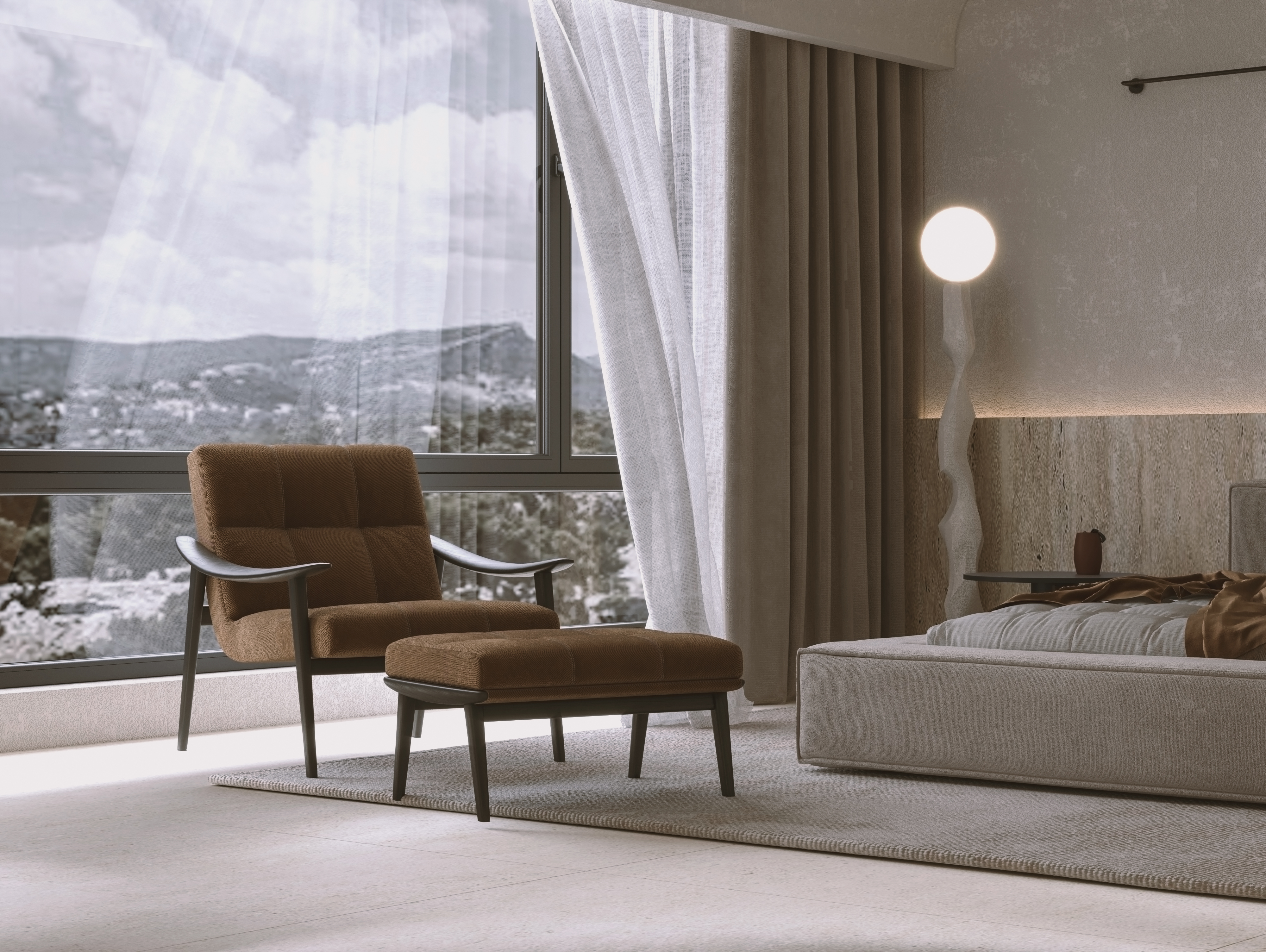 Minimalist Apartment Design - Kuwait-2