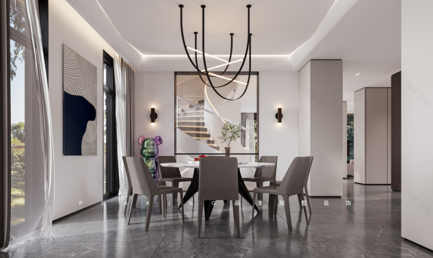 自然塑境 · 738㎡现代温润之家丨品清别墅装饰(无锡)分公司-27