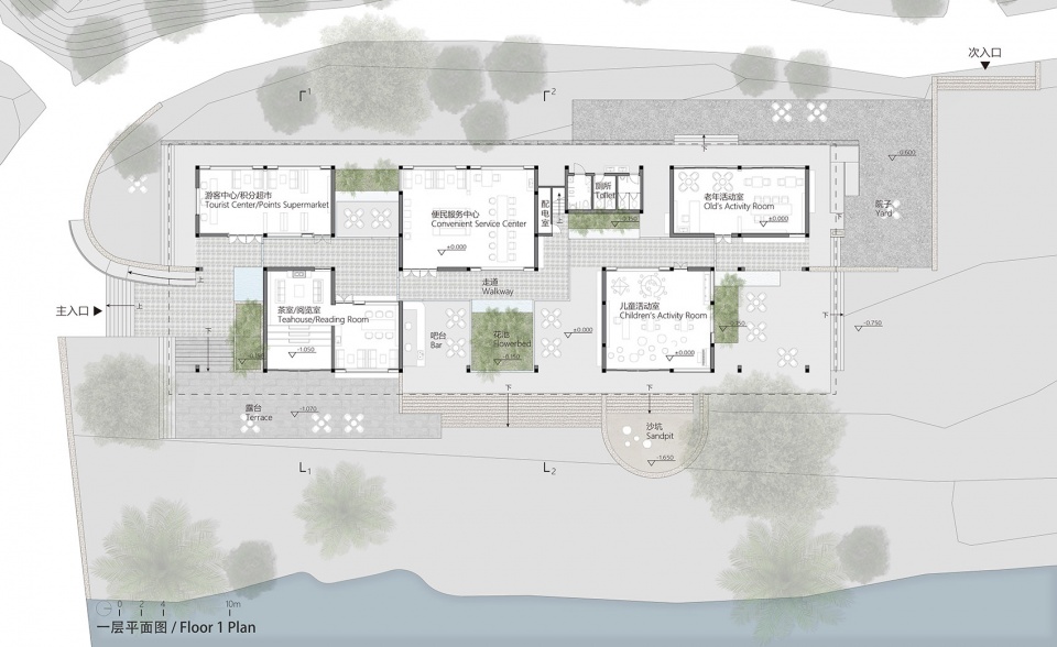 乐山东林村镇文化中心 | 传统与现代交融的乡村社交空间-38