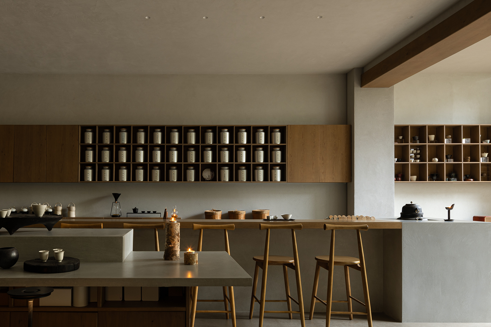 老宅茶庐大变身,巧妙改造打造围炉社交茶空间丨中国温州丨缪茹空间设计工作室-17