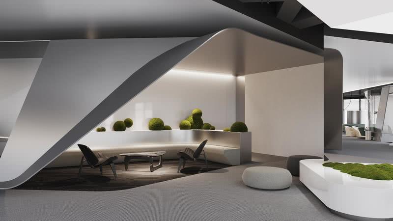 沈阳旭辉中心办公展示层丨中国沈阳丨于强室内建筑师事务所-45