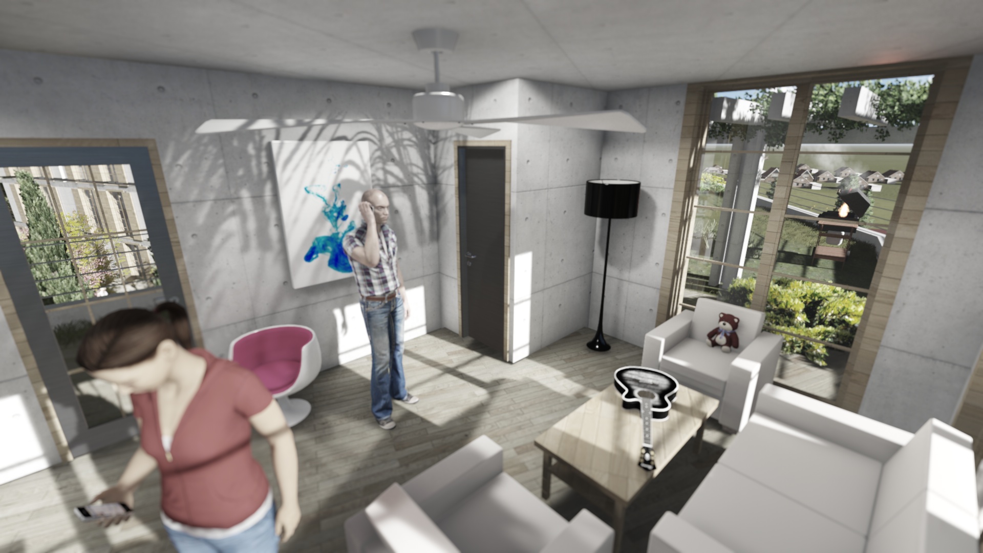 山坡上的绿色商业综合体-35