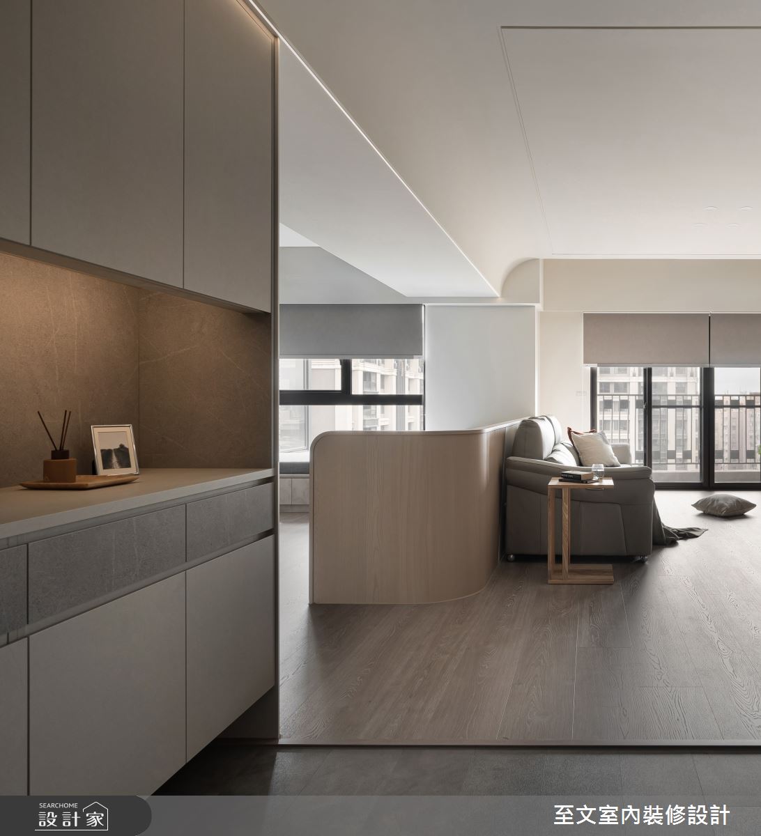 至文·隅美·现代风·53坪设计案例丨至文室内装修设计-6