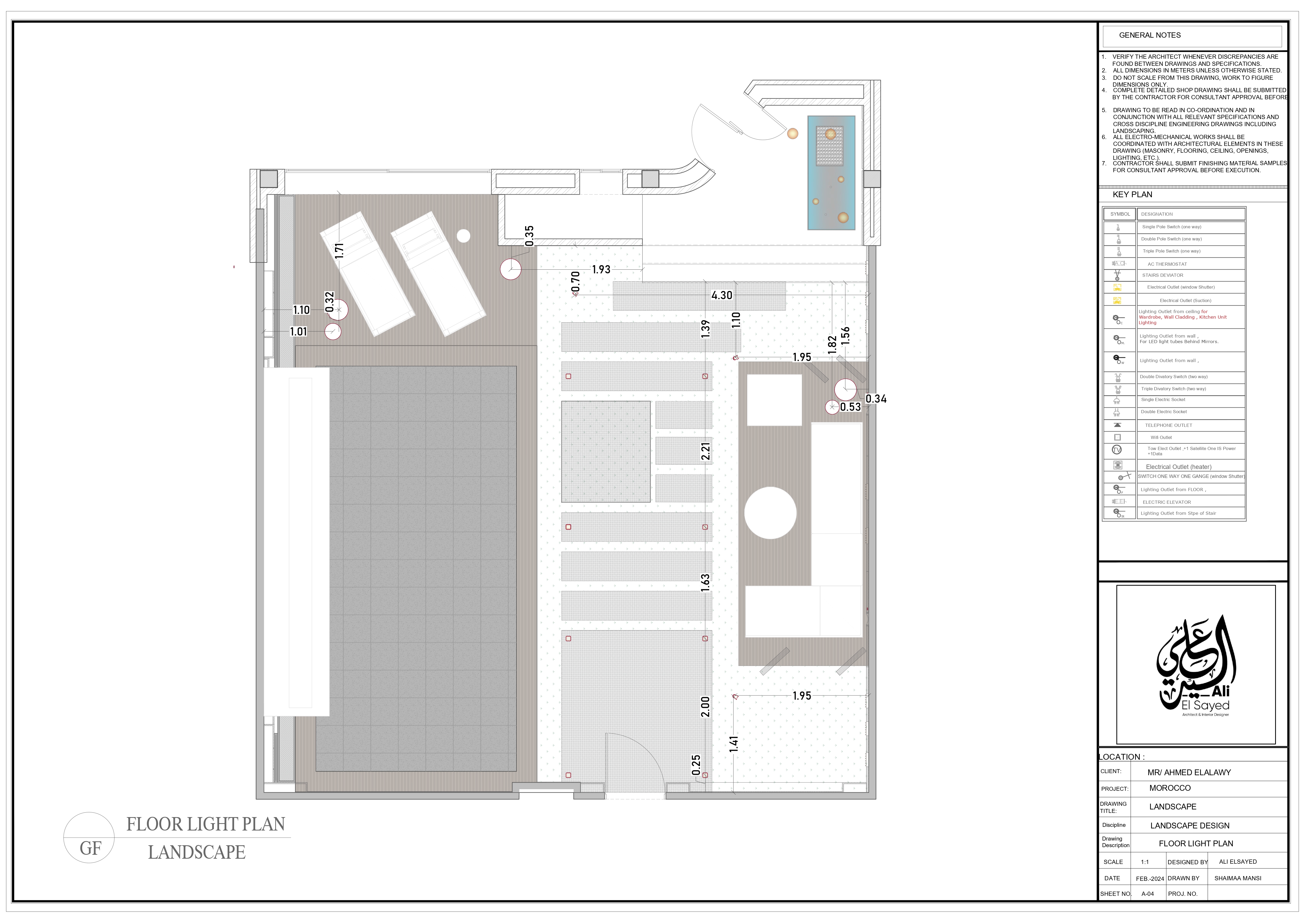 villa landscape shop drawing-3