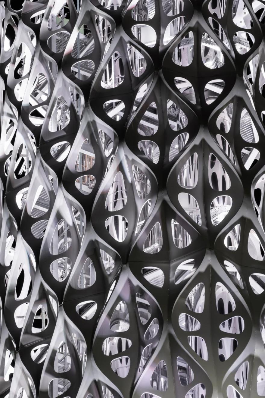 ‘壳层镂空’光之塔与能量之墙丨英国曼彻斯特丨Tonkin Liu-31