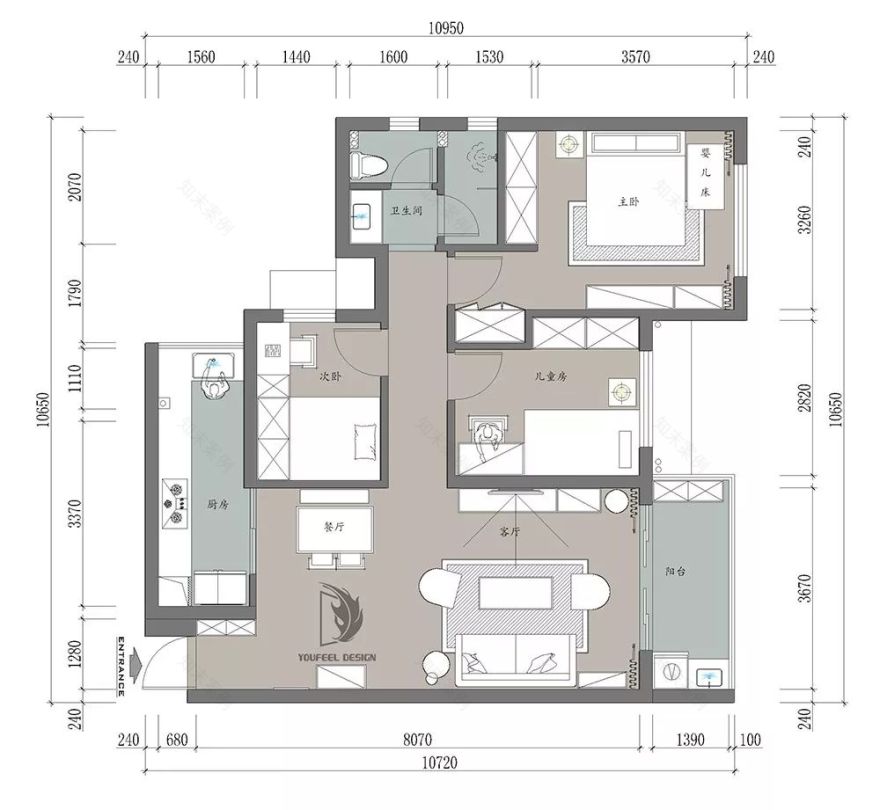 华润凯旋门 MUJI 风三房两厅,收纳与空间利用的典范-8