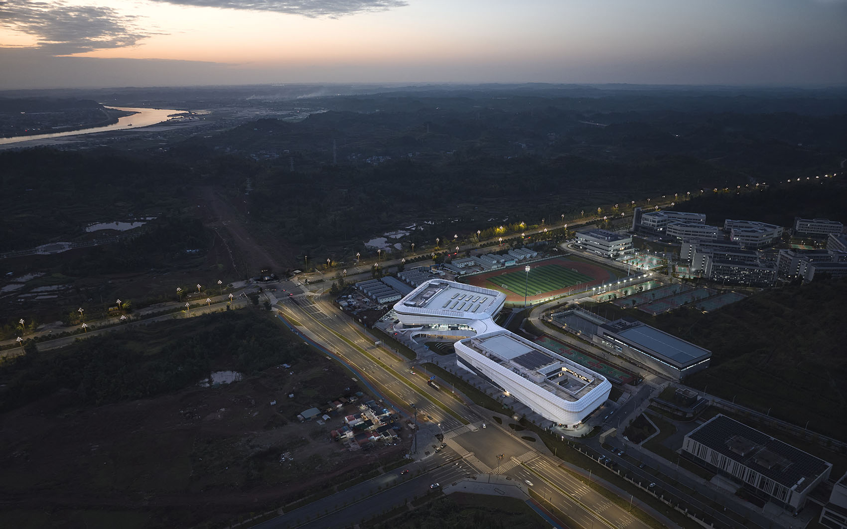 重庆电力高等专科学校潼南校区文体活动中心丨中国重庆丨天津大学设计总院·顾志宏工作室-44