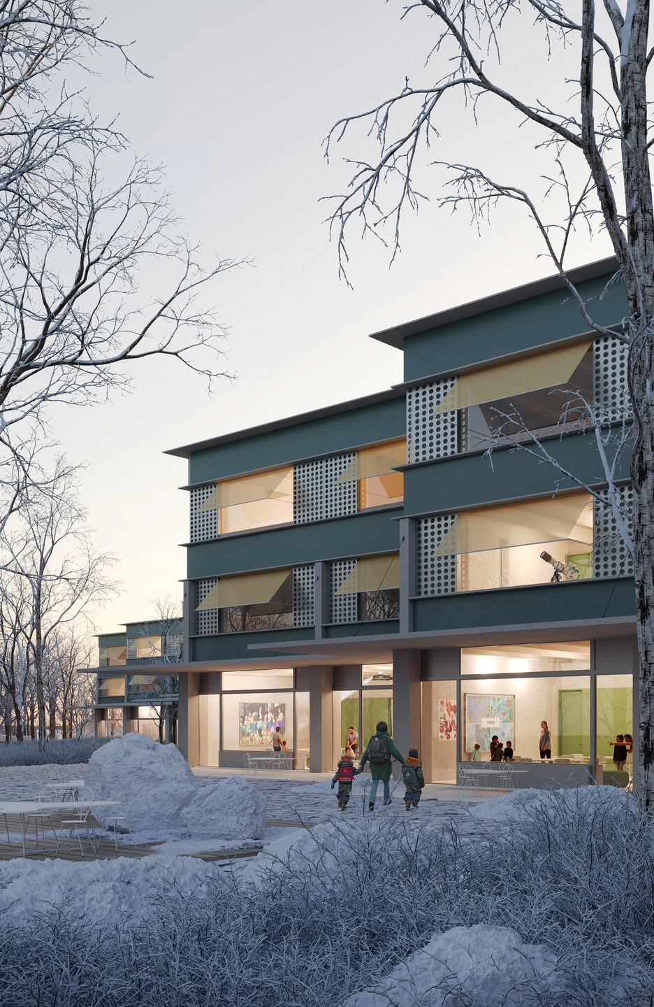 Stara Boleslav 小学丨捷克丨CHYBIK + KRISTOF 建筑事务所-4