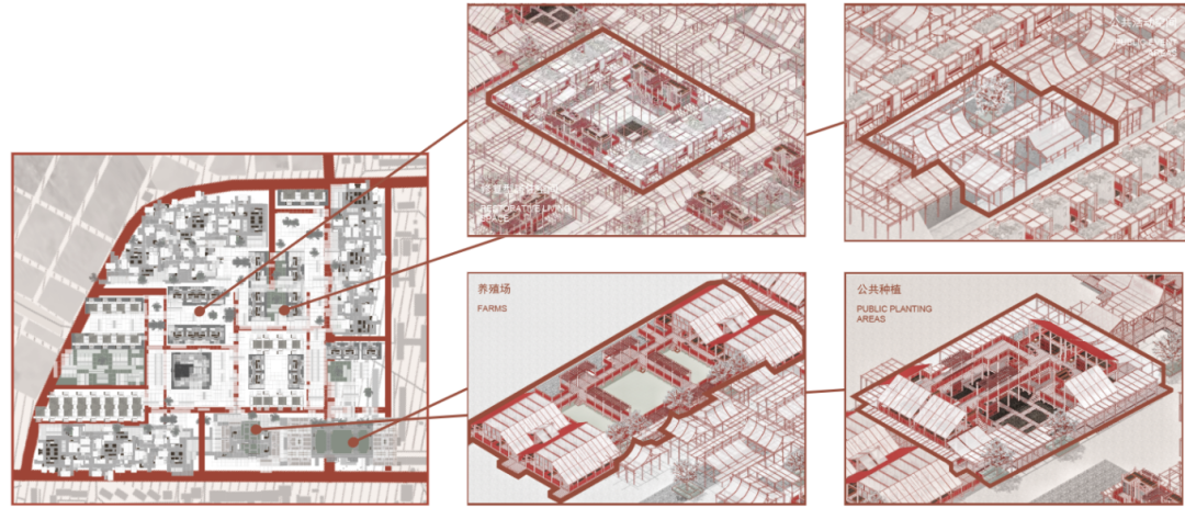 大四毕设将“一次性”建筑转化为可持续绿色社区！三类标准模块+木结构材料见证废墟建筑的再生，重建“温暖的临时家园”！-147
