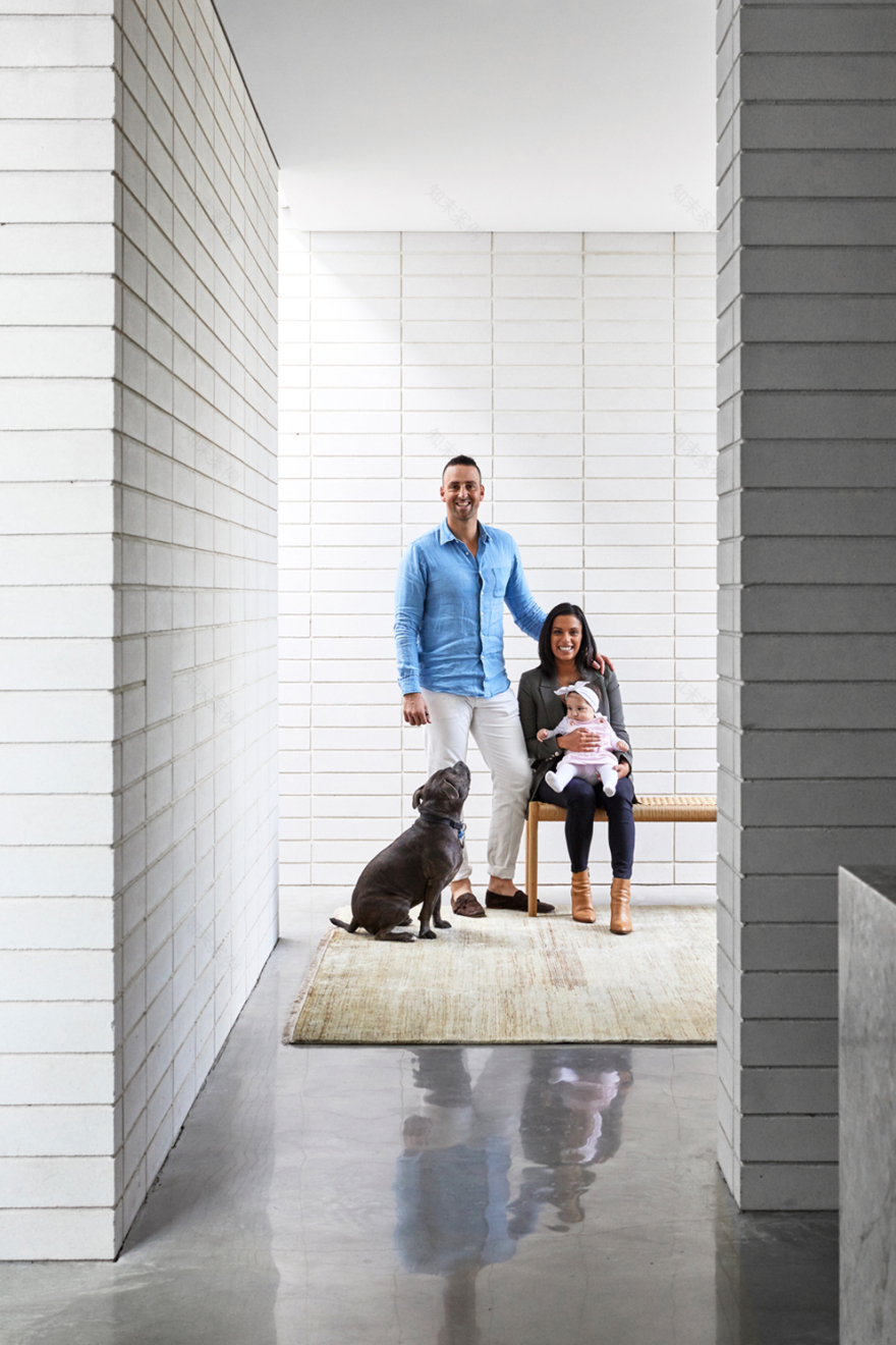 Edsall Street 住宅 | 砖石与光的现代对话-14