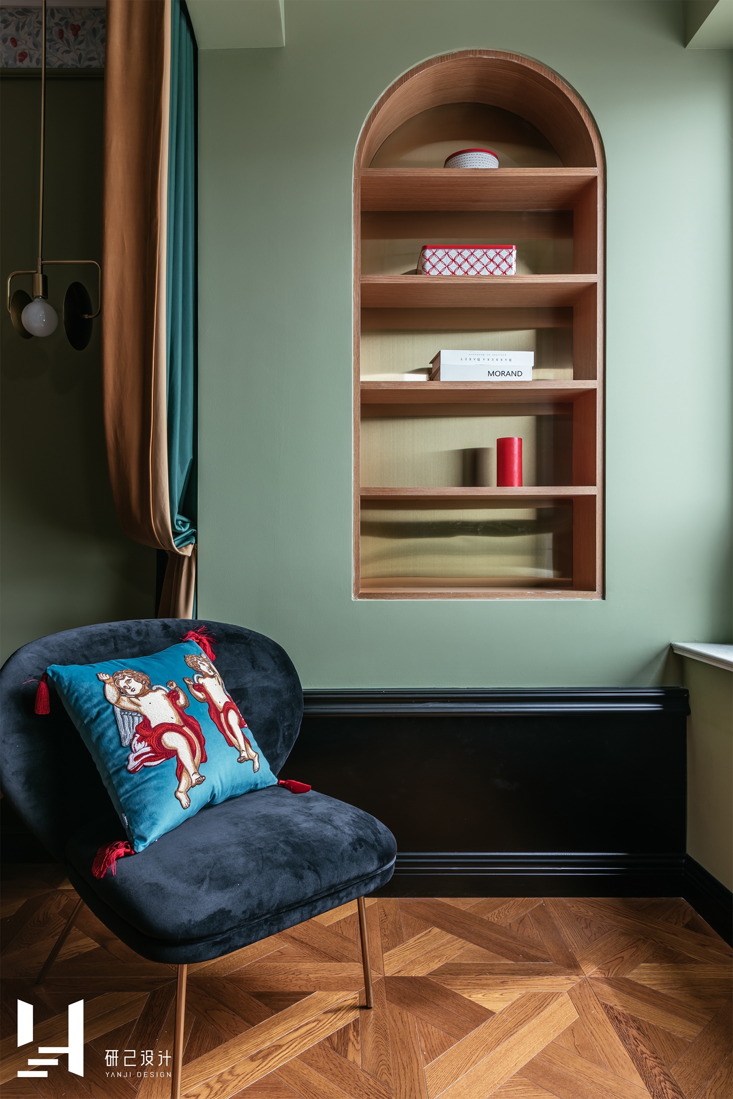 芜绿复古宅设计丨中国芜湖丨研己设计-17