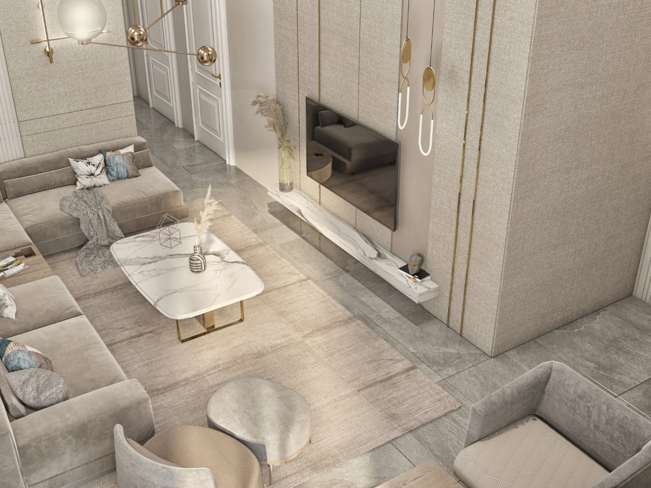 Modern Living Area_Ksa-4