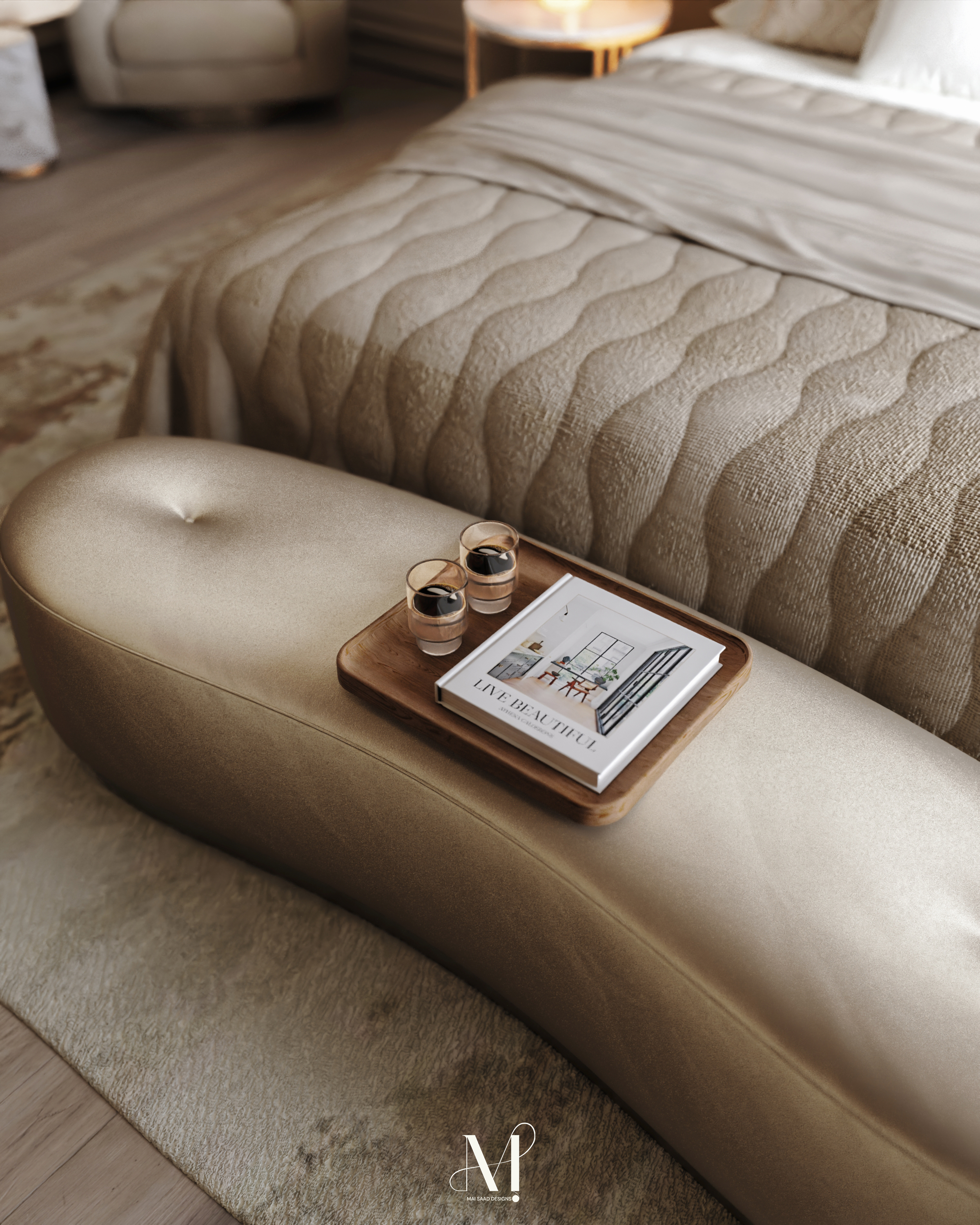 主卧设计丨MAI SAAD STUDIO-7