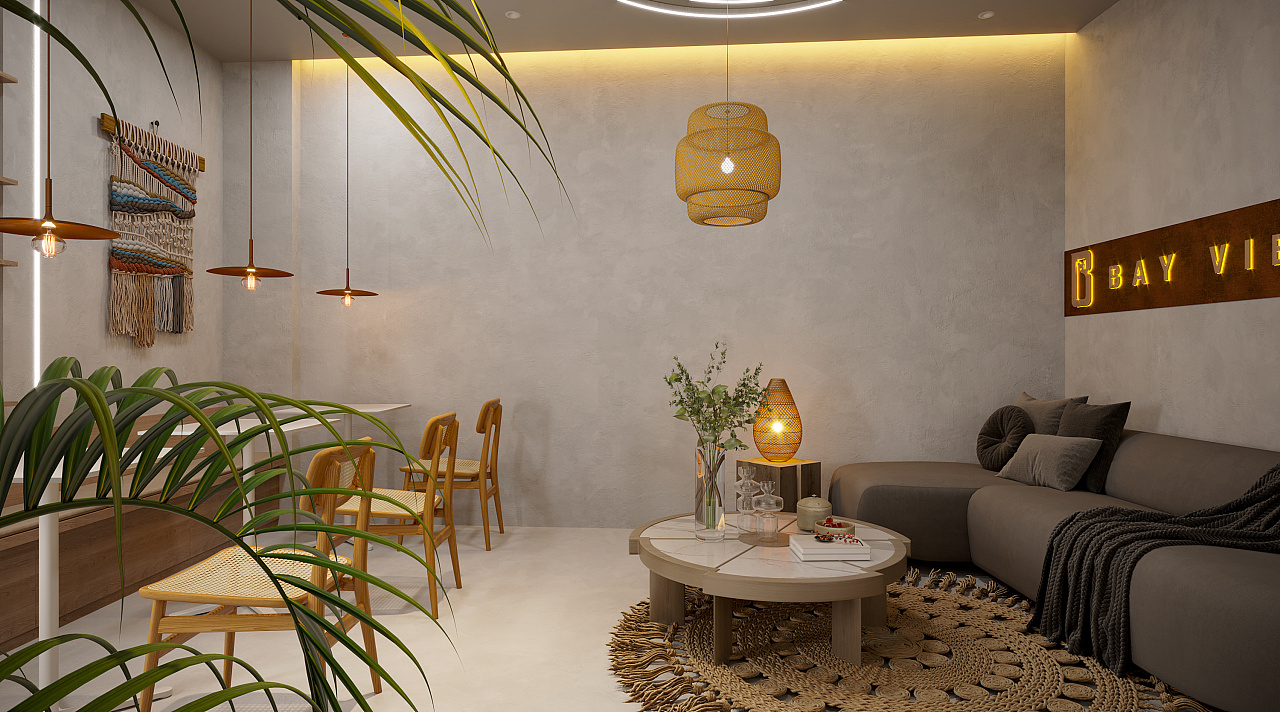 温馨侘寂风室内设计-11