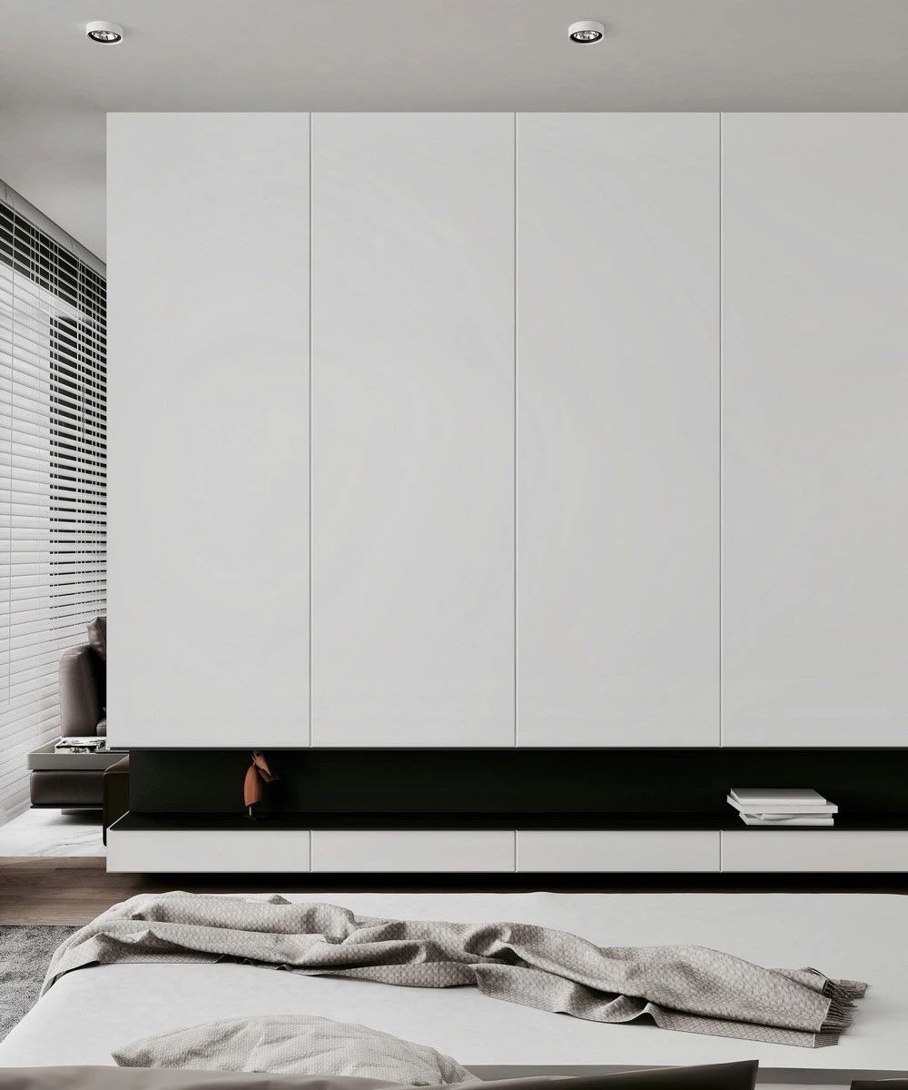 城市岛简约住宅设计,黑白灰打造艺术空间-47