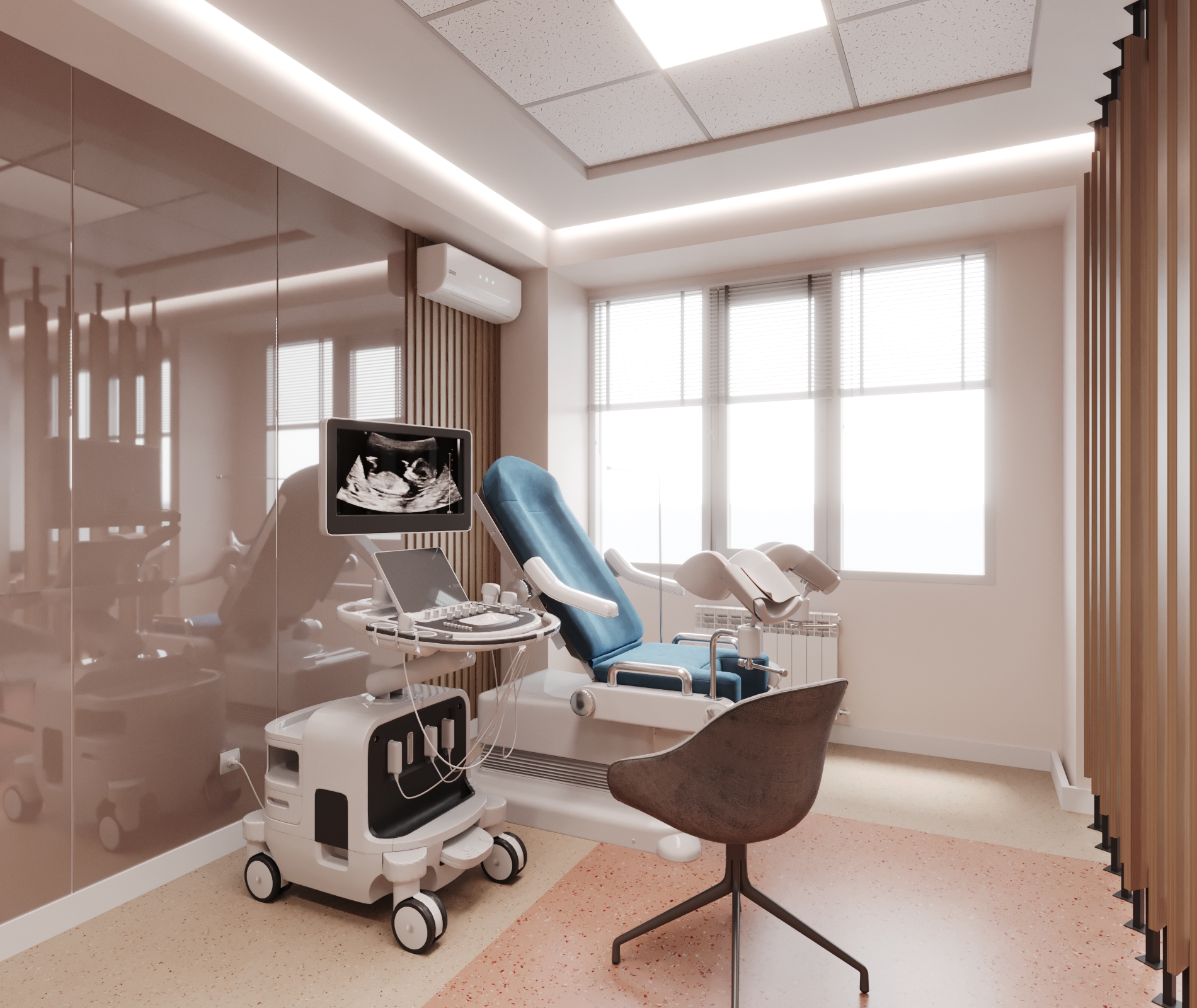 “Erebuni” 妇产科诊所检查室室内设计与规划丨亚美尼亚丨Design_14,Narek Azaryan-19