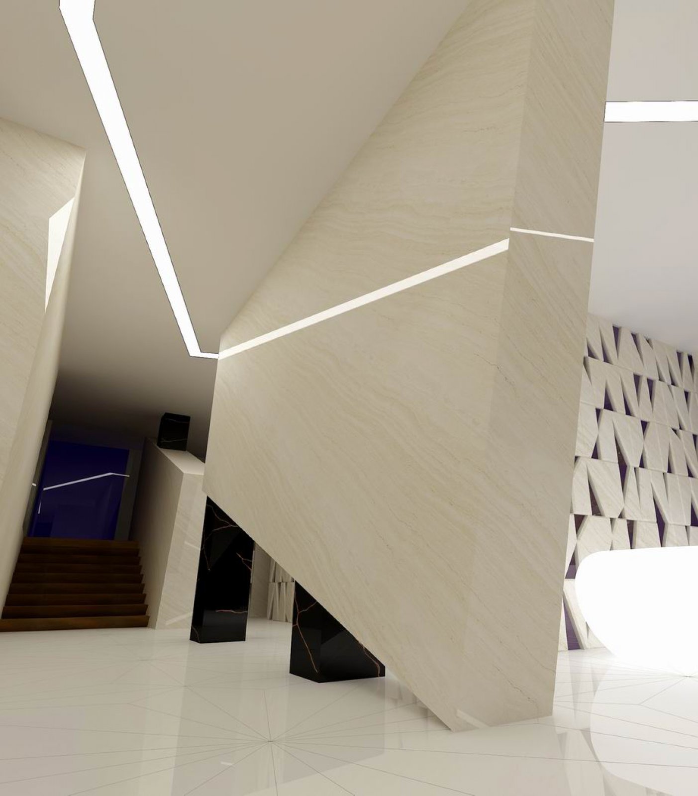 力丰石业办公楼装修设计  汤建松室内设计-9