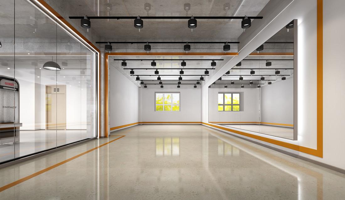 复古风格的前厅设计，动感单车与儿童看护区的创意融合-7