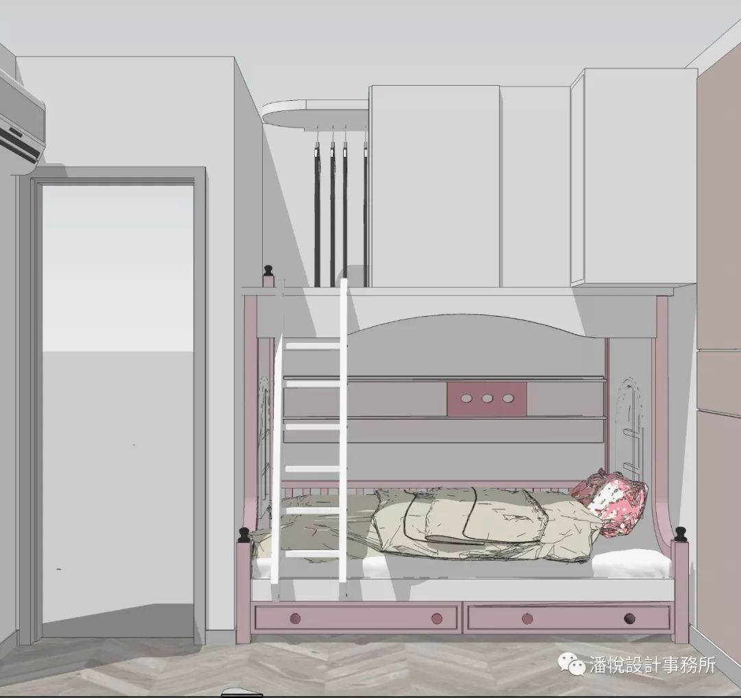 就匠变新家——伴随成长的文武双全儿童房-61