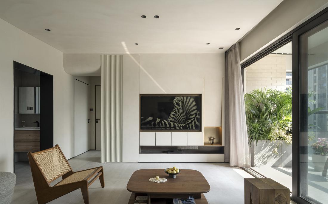 111㎡四口之家,低奢自然简约空间改造记-0