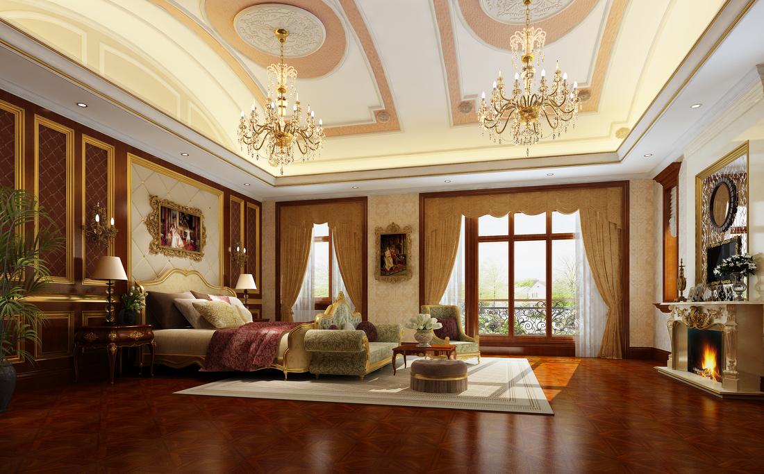 
欧式法式新中式别墅设计作品王文泉107 -8