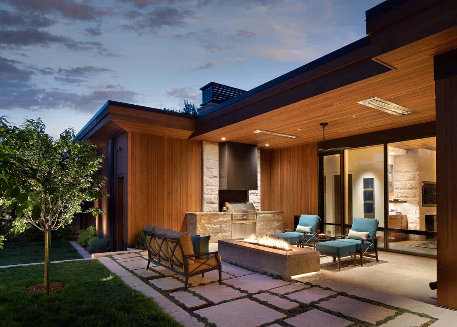 See inside this urban house built around an amazing courtyard in Denver-29