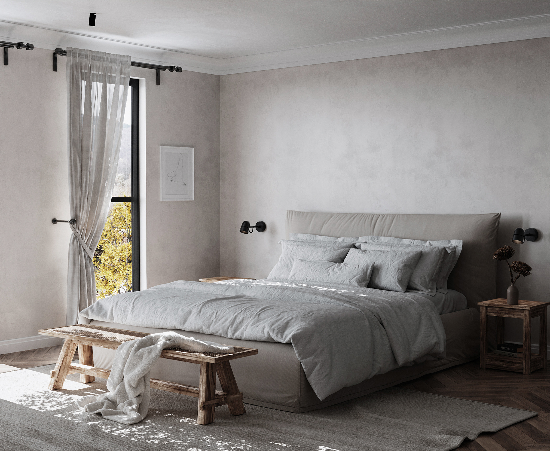 意大利式房屋·主卧室丨Italy丨oviumdesign-4