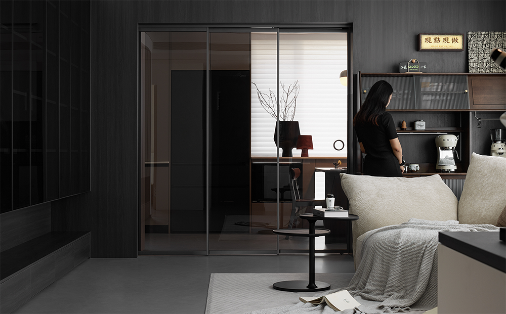 私宅设计:黑白之间,极致简约丨中国成都丨成都宏福樘设计,巴克空间设计-40