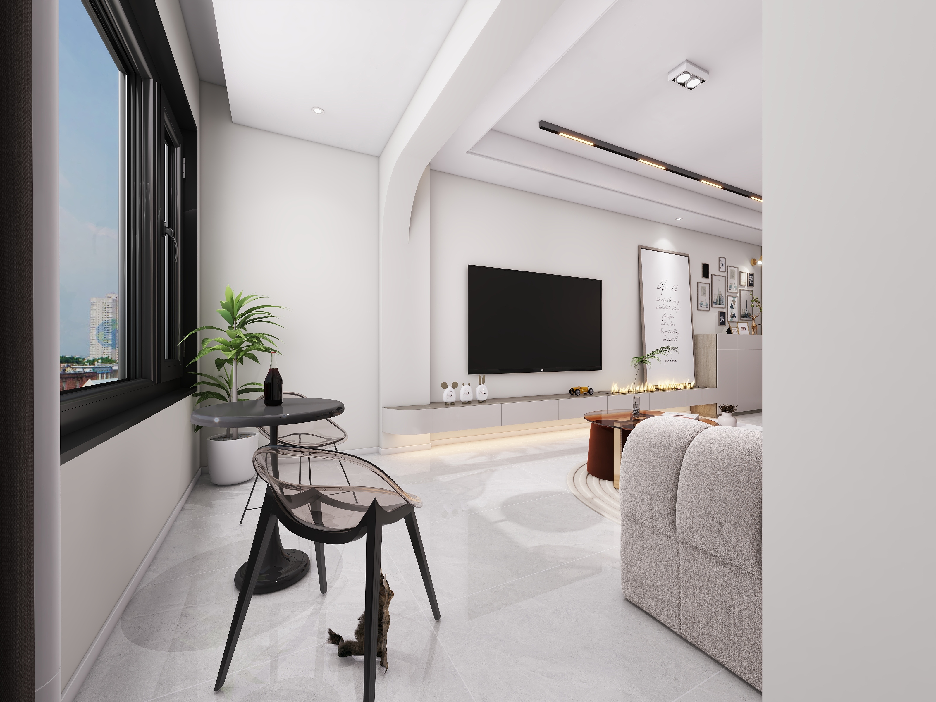 四川成都新津五峰安置房（71平方现代简约两居室）-26