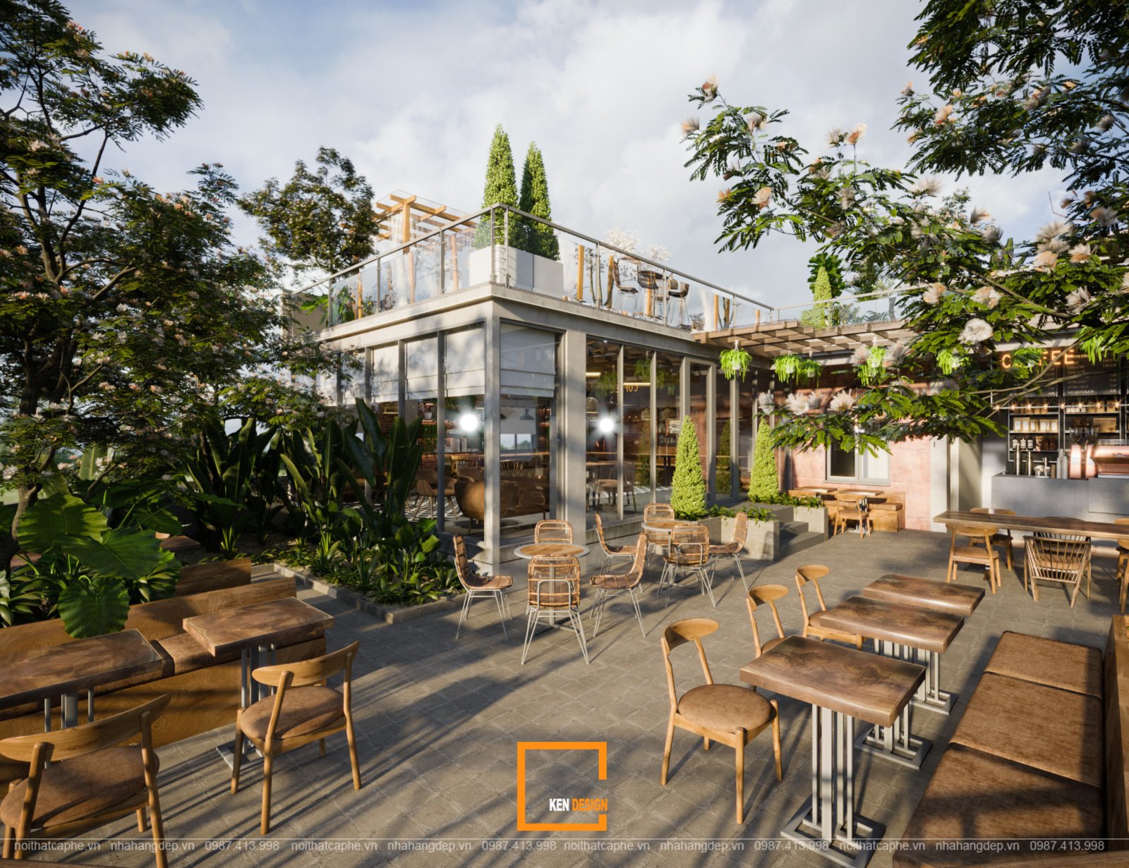 Windmills Coffee and Tea咖啡馆室内设计丨越南丨KenDesign-28