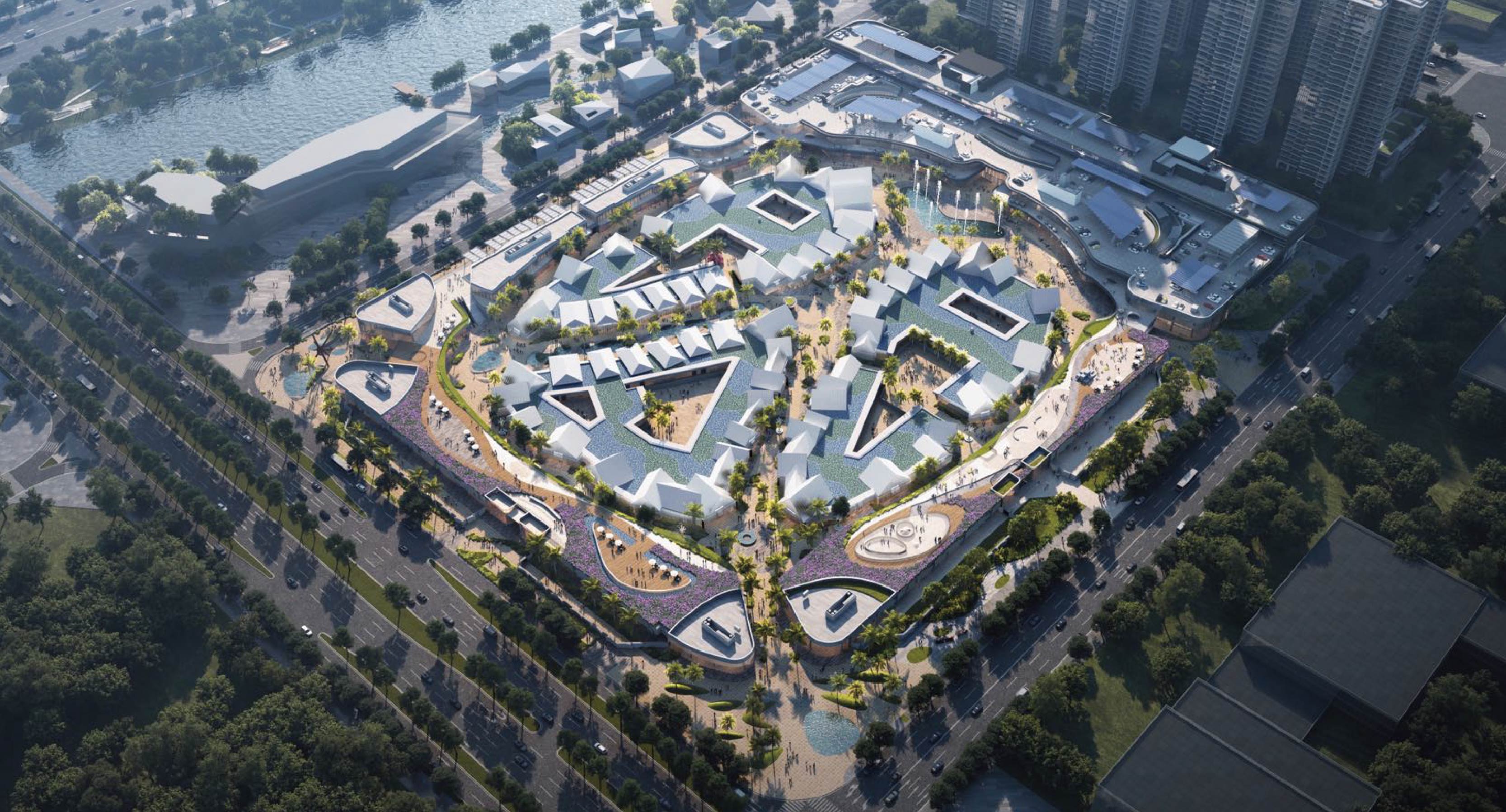 东莞MIXC VILLAGE万象滨海购物村门户艺术装置丨萨尔瓦多滨海丨PILLS-11