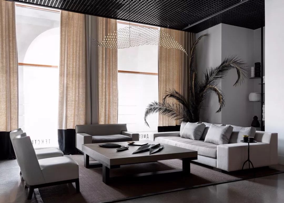 莫斯科现代风公寓设计，刚柔并重的艺术宅邸-34