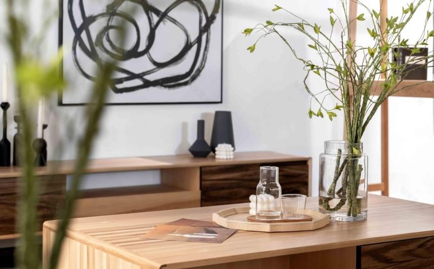 亦舍设计 | 原木与粗陶的原始碰撞,打造和谐居家空间-24